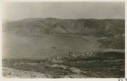 Image of View of Nain Harbor with Bowdoin at anchor from mountain back of Nain